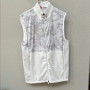 G-Fore White Skull Pattern Vest
